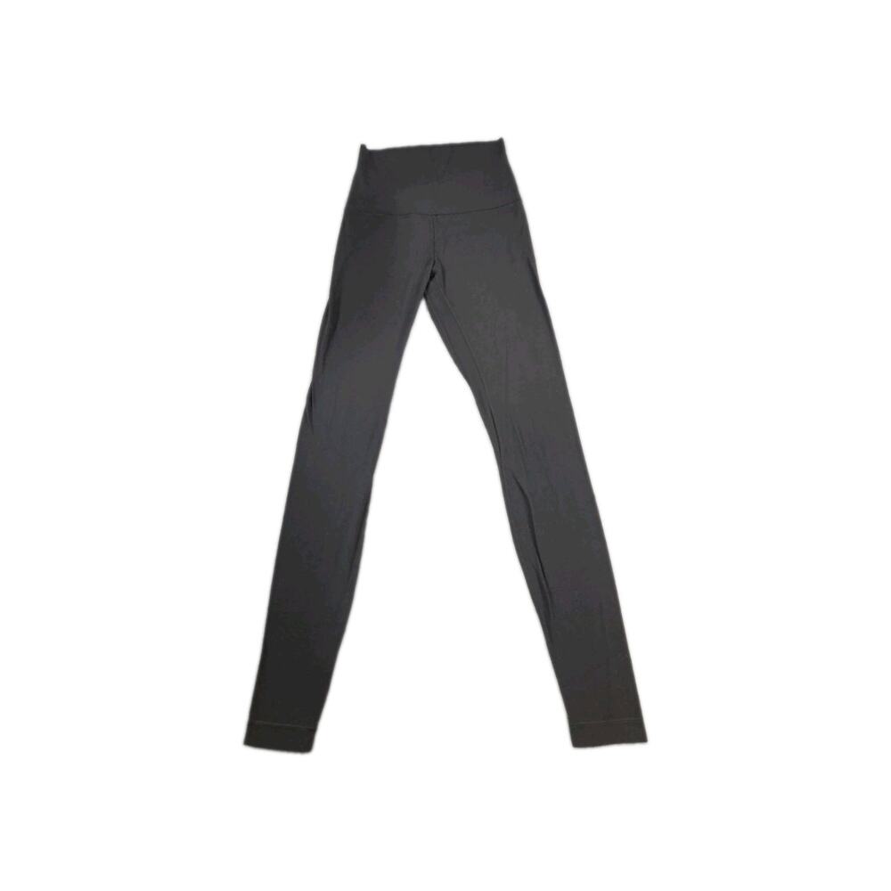 Lululemon Leggings Womens Sz 6 Black High Rise Yoga Gym Sport Workout C36-9 - Picture 1 of 9